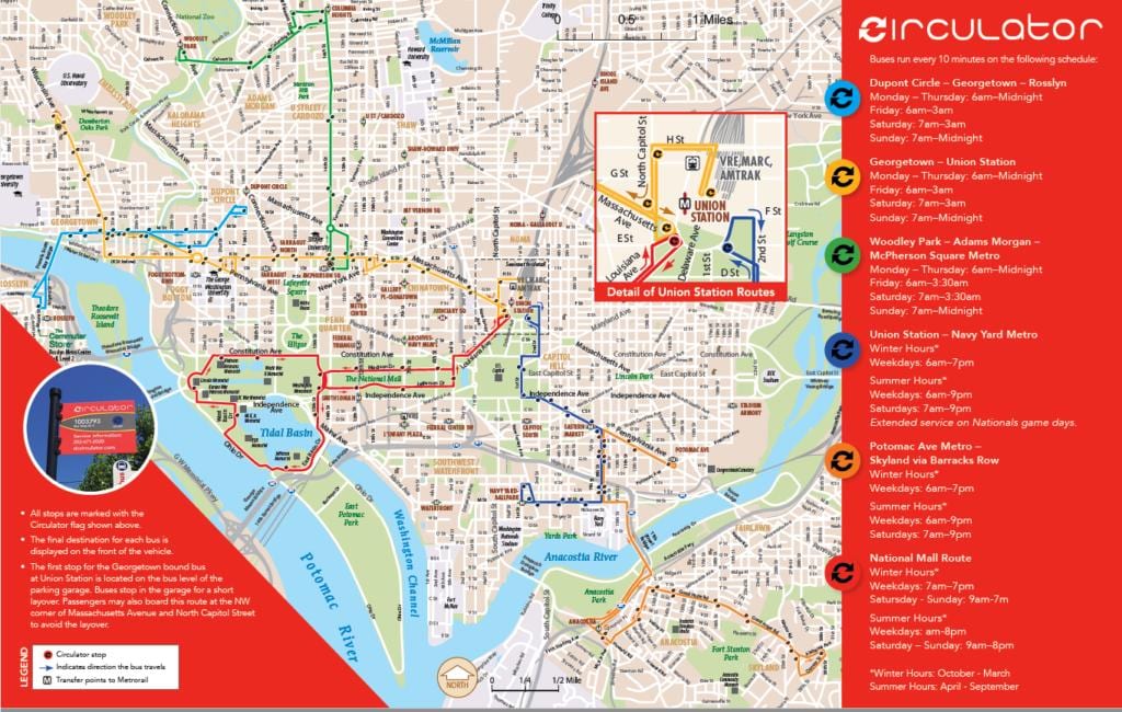 Washington DC циркуляционных pumpi na karti