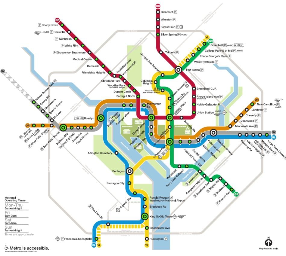 Washington metro kartica