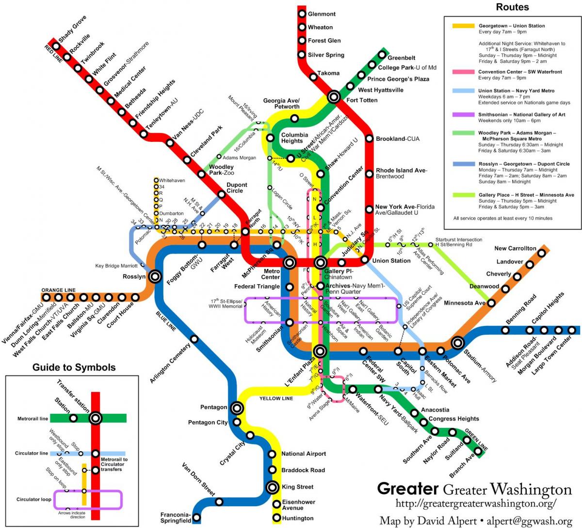 Washington metro bus karte