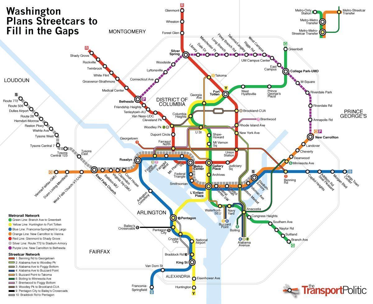 Washington tranzitne karti