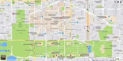 Karta смитсоновские muzeji