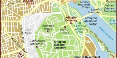 Karta Arlington Washington