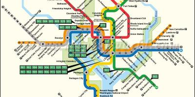 Washington tramvajske karte