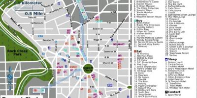 Dupont Circle u Washingtonu karti