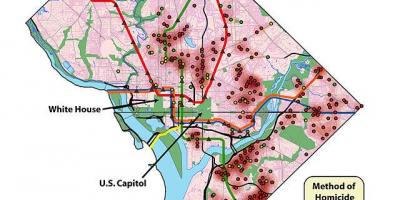 Washington beskrupulozni DC karti