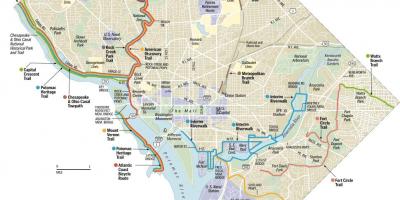 Karta Washingtona bicikala