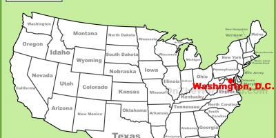 Washington lokacija na karti
